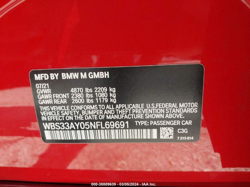 BMW M3 COMPETITION 2022