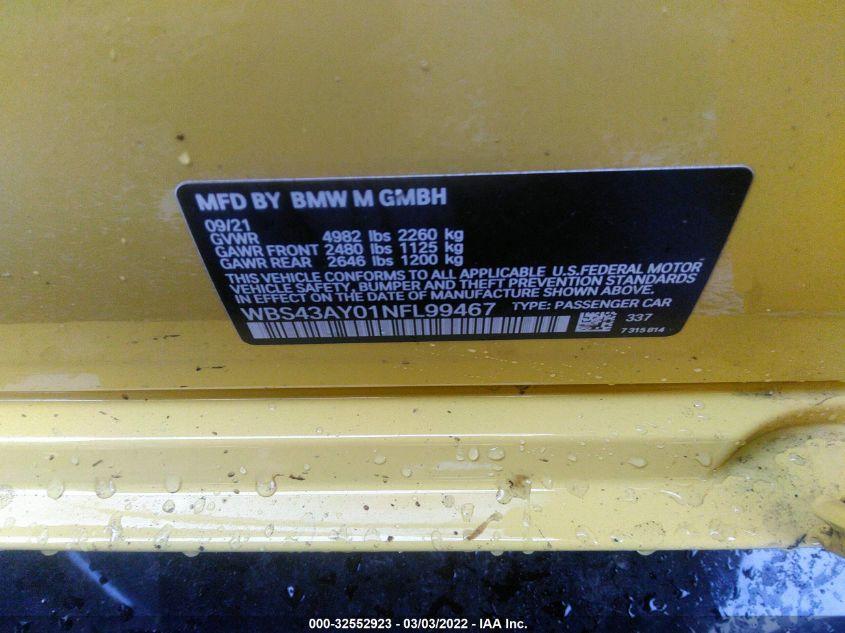 BMW M3 COMPETITION XDRIVE 2022