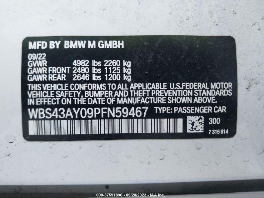 BMW M3 COMPETITION XDRIVE 2023