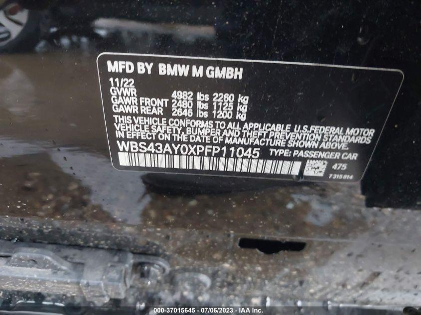 BMW M3 COMPETITION 2023