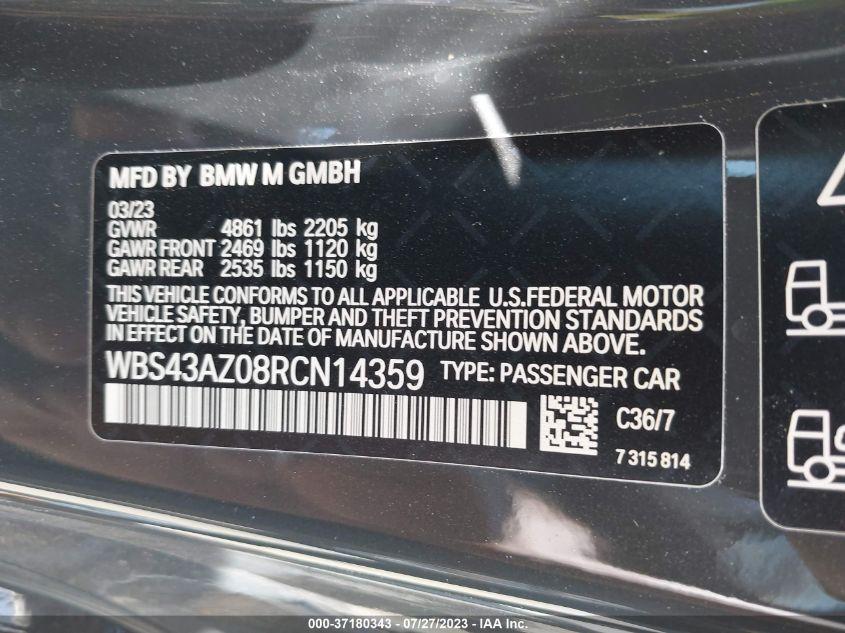 BMW M4 COMPETITION XDRIVE 2024