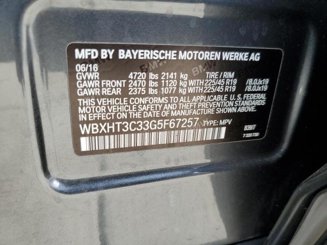 BMW X1 XDRIVE2 2016