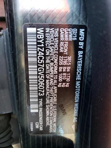 BMW I SERIES I3 REX 2016