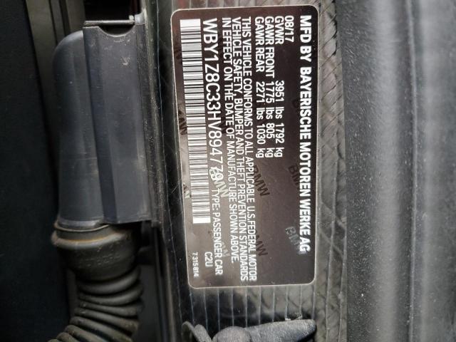 BMW I SERIES I3 REX 2017