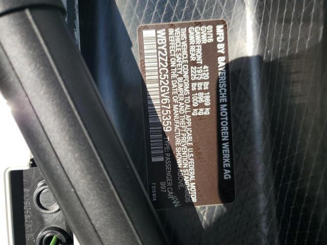 BMW I SERIES I8 2016