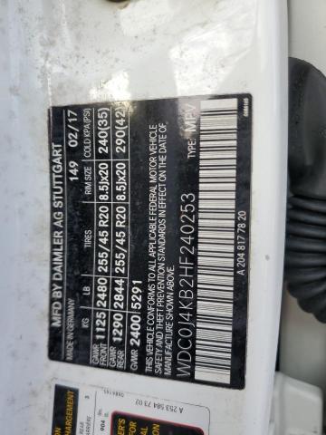 MERCEDES-BENZ GLC-CLASS GLC COUPE 2017