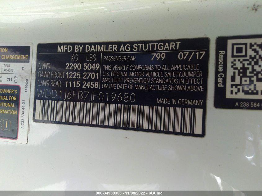 MERCEDES-BENZ E-CLASS E 400 2018