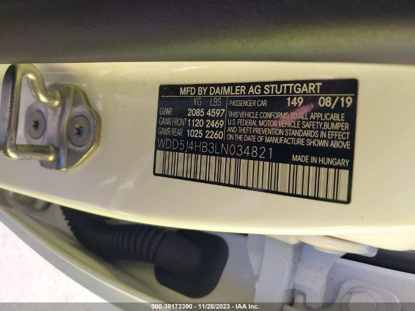 MERCEDES-BENZ CLA 250 4MATIC 2020