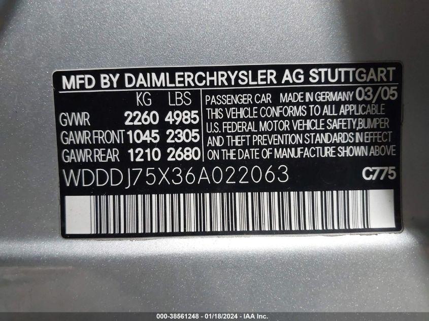 MERCEDES-BENZ CLS 500   2006