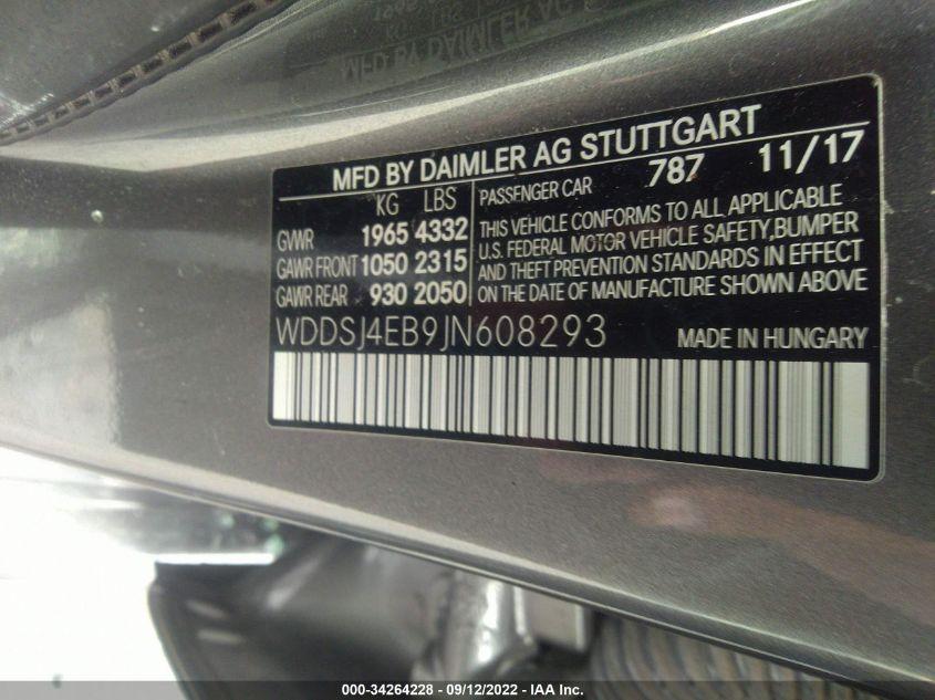 MERCEDES-BENZ CLA 250 2018