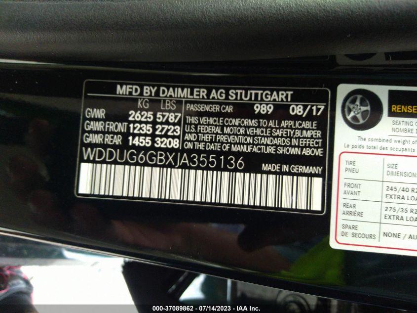 MERCEDES-BENZ S 450 2018