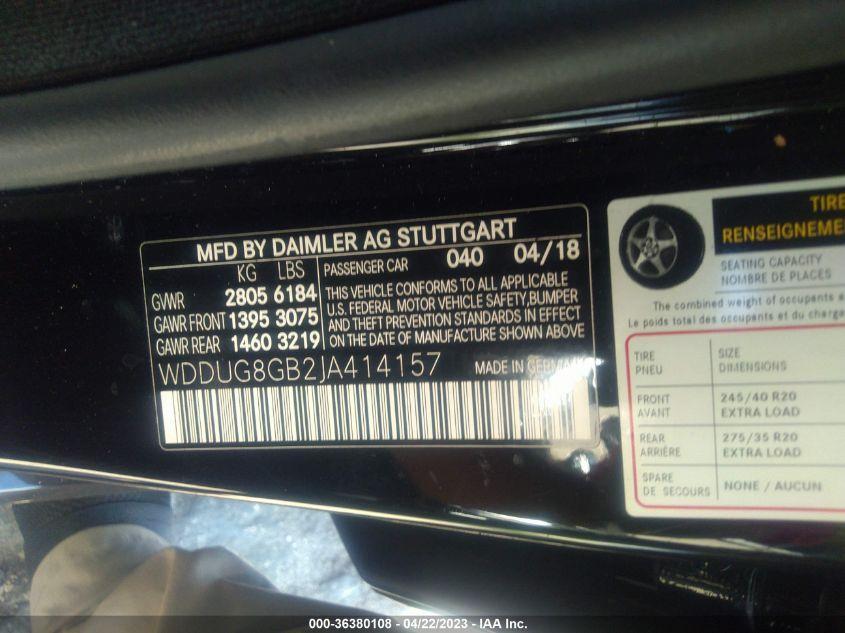 MERCEDES-BENZ S-CLASS S 560 2018