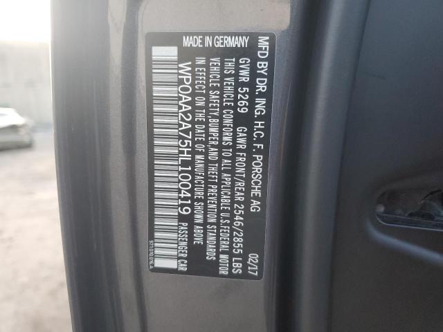 PORSCHE PANAMERA 2 2017