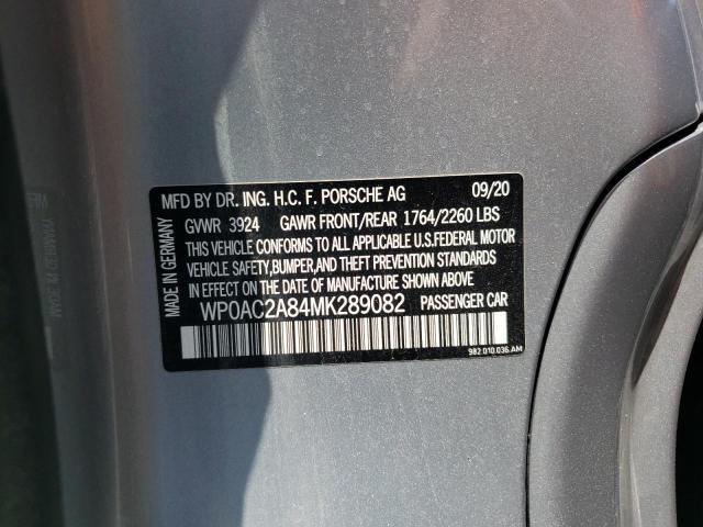 PORSCHE CAYMAN GT4 2021