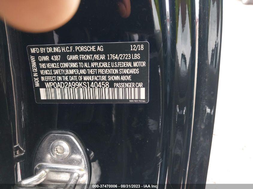 PORSCHE 911 TURBO 2019