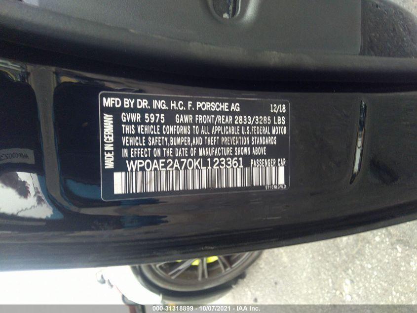 PORSCHE PANAMERA 4 E-HYBRID 2019