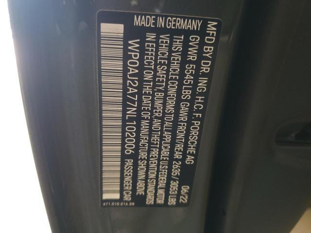 PORSCHE PANAMERA B 2022