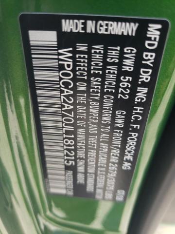 PORSCHE PANAMERA 4 2018