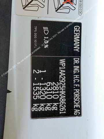 PORSCHE CAYENNE  2017