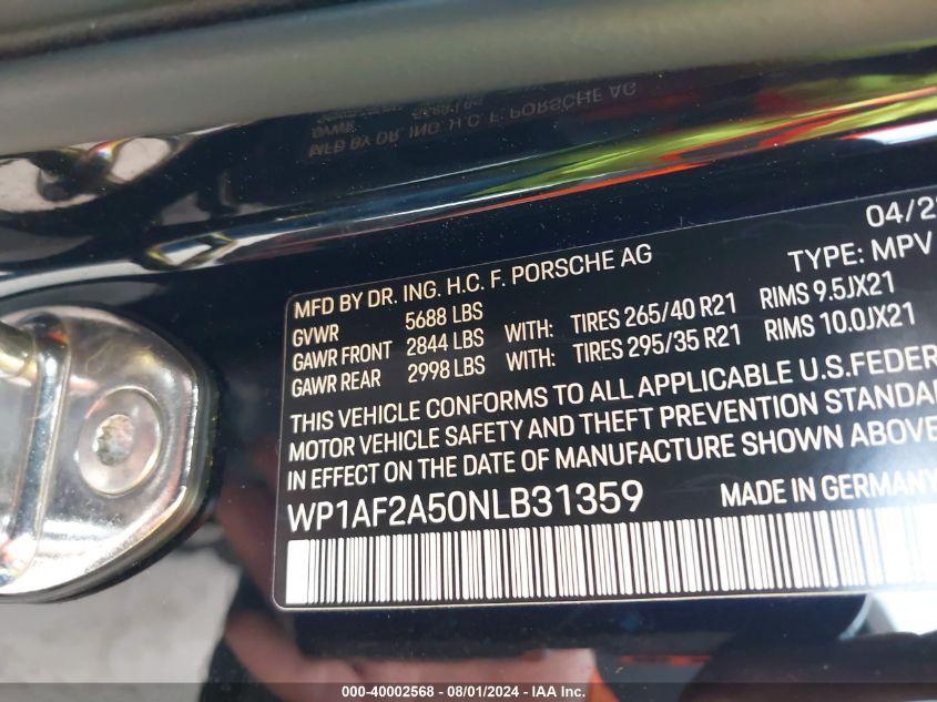 PORSCHE MACAN GTS 2022