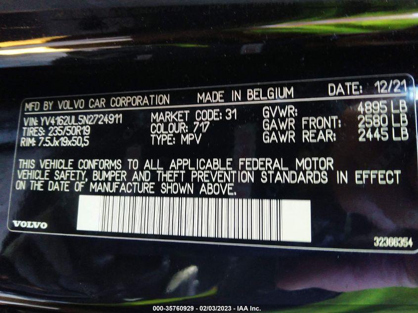 VOLVO XC40 INSCRIPTION 2022