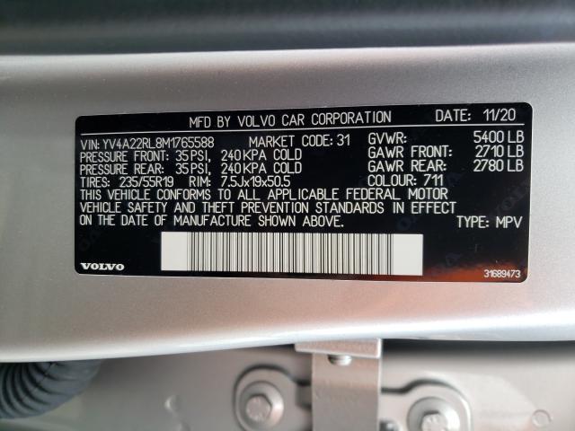 VOLVO XC60 T6 IN 2021