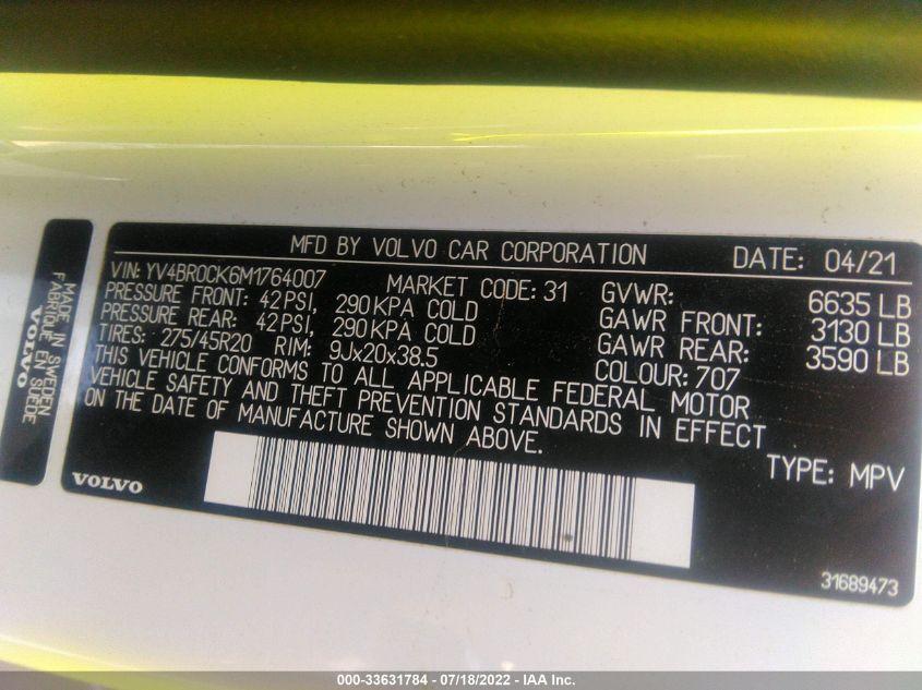 VOLVO XC90 INSCRIPTION 2021