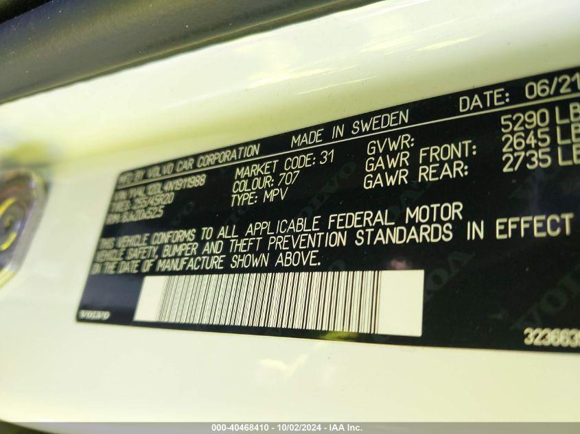 VOLVO XC60 B5 INSCRIPTION 2022