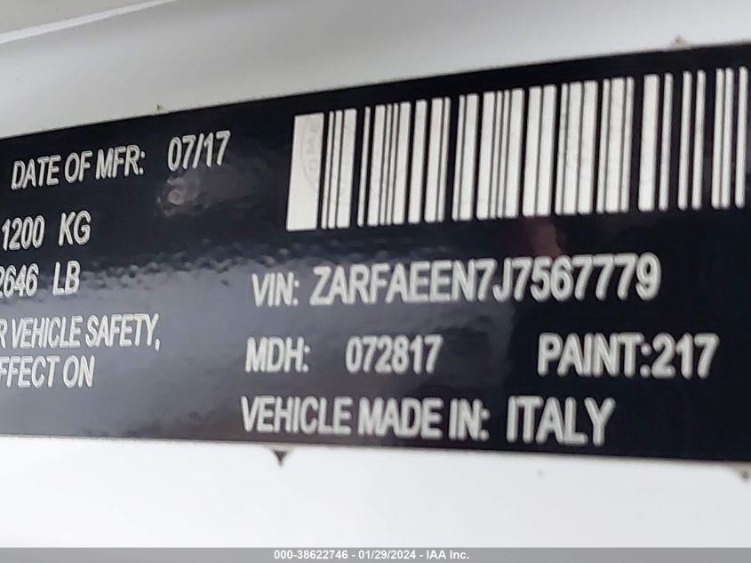 ALFA ROMEO GIULIA TI SPORT AWD 2018