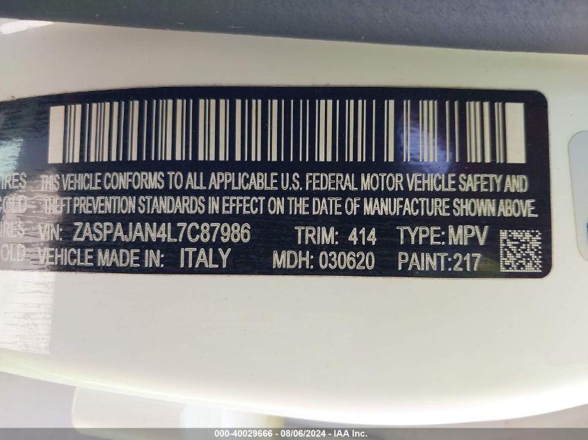 ALFA ROMEO STELVIO  2020