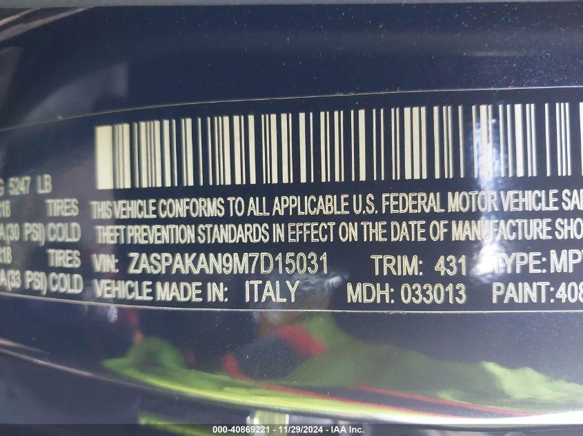 ALFA ROMEO STELVIO AWD 2021