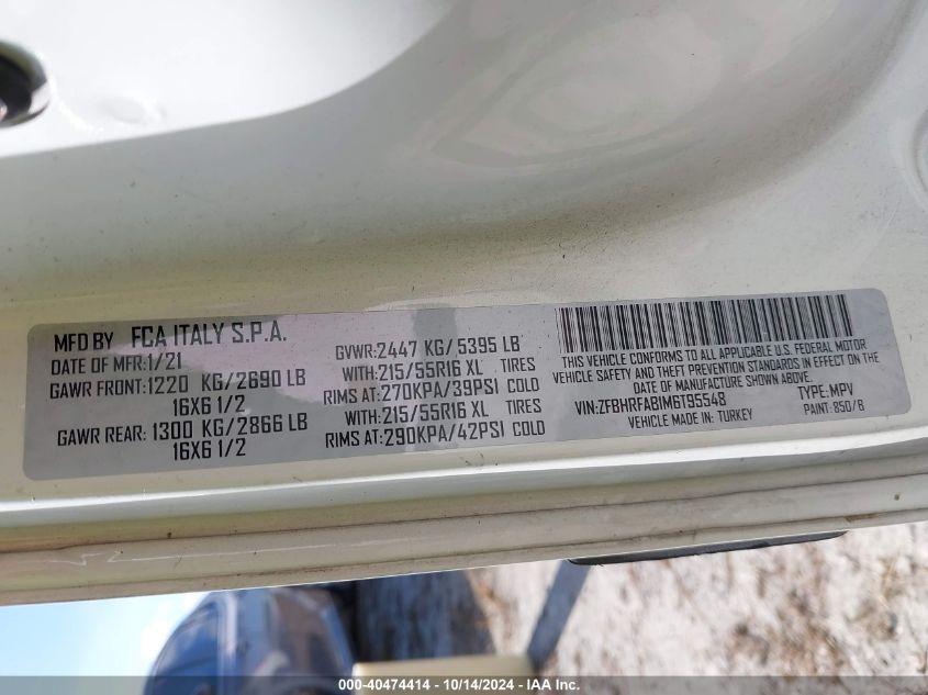 RAM PROMASTER CITY TRADESMAN 2021